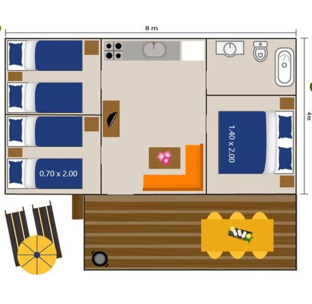 Easyatent Mobile Home Zelena Laguna Mugeba Quarto foto